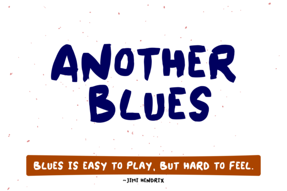 Another Blues: A Display Font That Breathes With Your Content