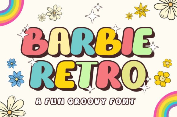 Barbei Retro: A Playful Display Font for Handmade Charm