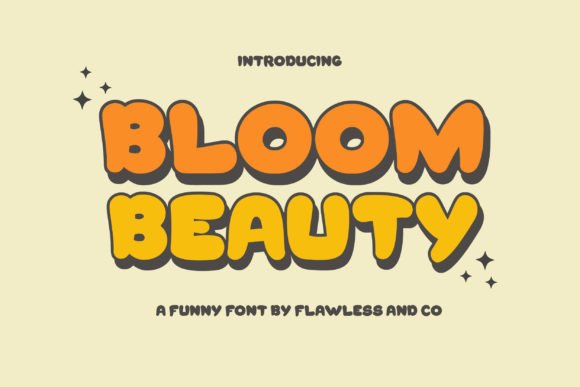 Bloom Beauty Font: Playful & Professional Branding for Small Businesses