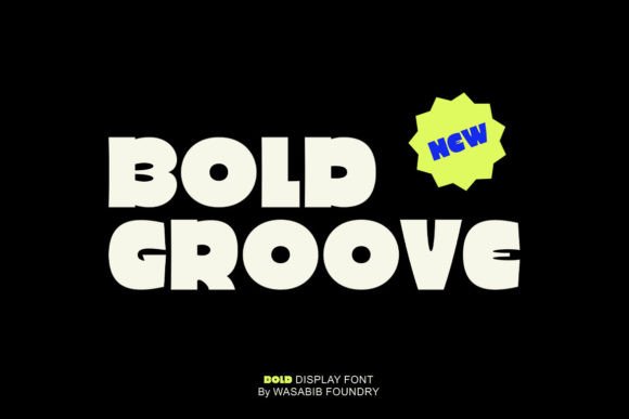 Bold Groove: A Display Font That Speaks With Confidence