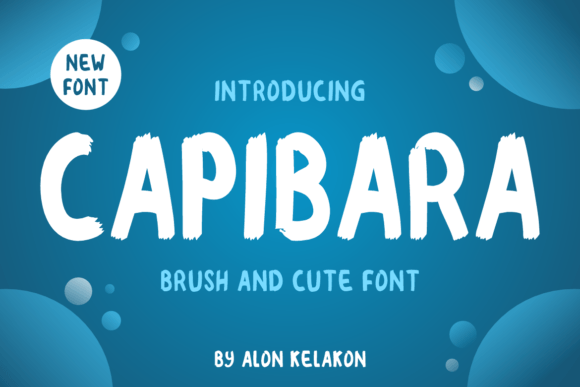 Capibara: A Friendly Display Font for Warm, Playful Branding