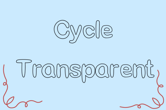 Cycle Transparent: A Display Font That Breathes