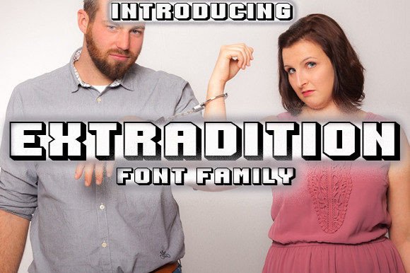 Extradition: A Display Font That Commands Attention