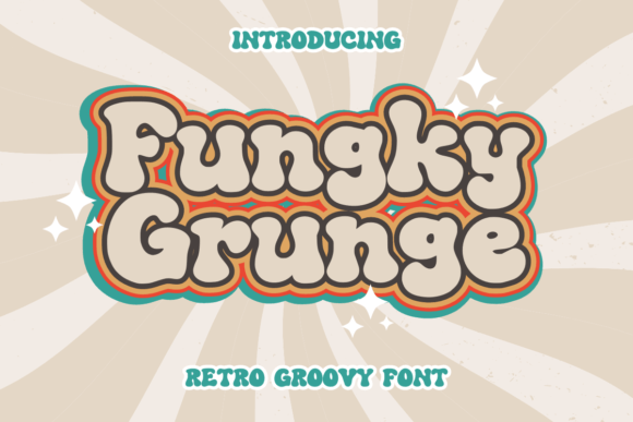 Fungky Grunge: A Playful Display Font for Memorable Branding