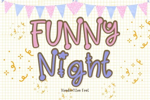 Funny Night: A Playful Display Font for Scroll-Stopping Campaigns