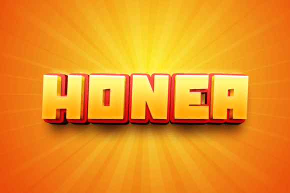 Honea: A Bold Display Font for Small Business Branding