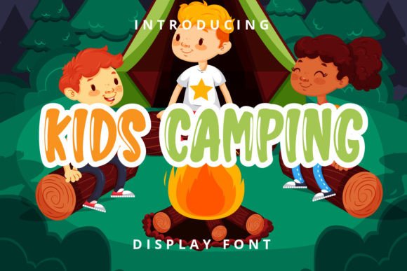 Kids Camping Font: A Friendly Display Typeface for Digital Brands