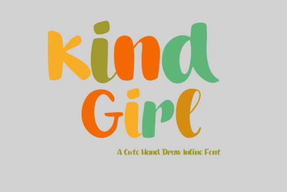 Kind Girl: A Handwritten Display Font with Summer Lightness