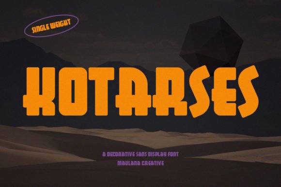Kotarses: A Display Font That Adds Personality Without Sacrificing Clarity