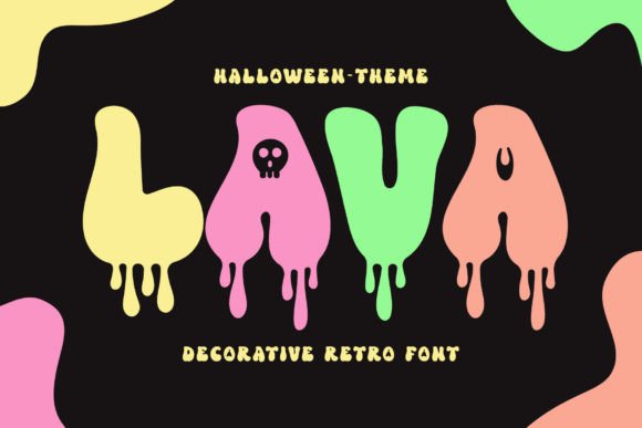Lava: A Display Font That Screams Halloween—Without Saying a Word