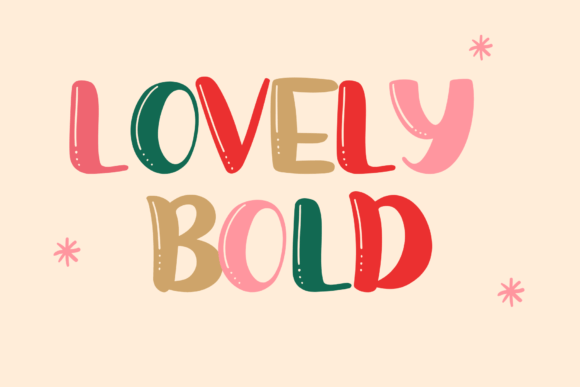 Lovely Bold: A Handwritten Display Font for Editorial Charm