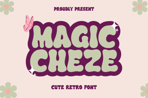 Magic Cheze: A Playful Retro Display Font for Real Branding