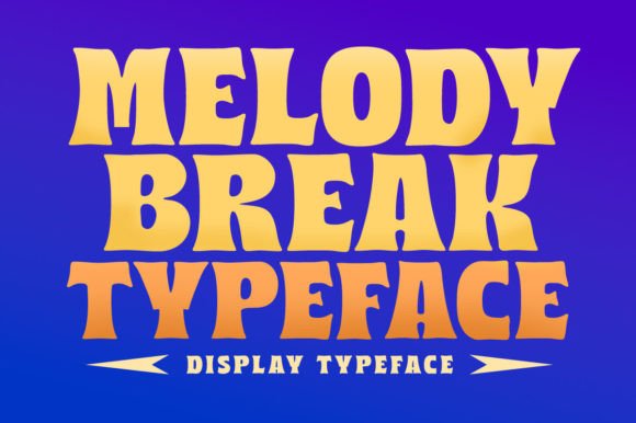 Melody Break: A Playful Display Font for Editorial Impact