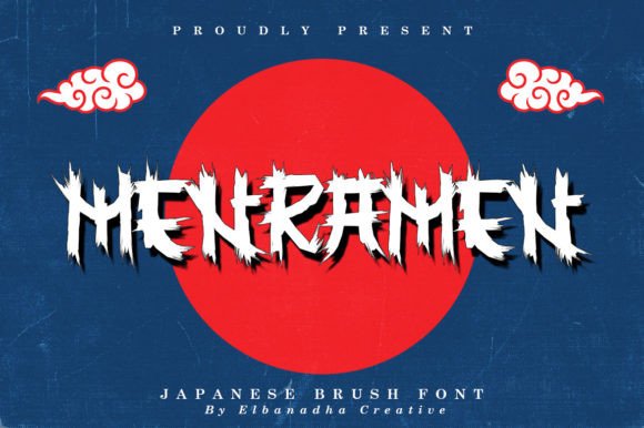 Menramen: A Japanese Brush Typeface That Elevates Digital Branding