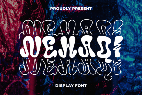 Nehaqi: A Playful, Retro Display Typeface for Small Business Branding