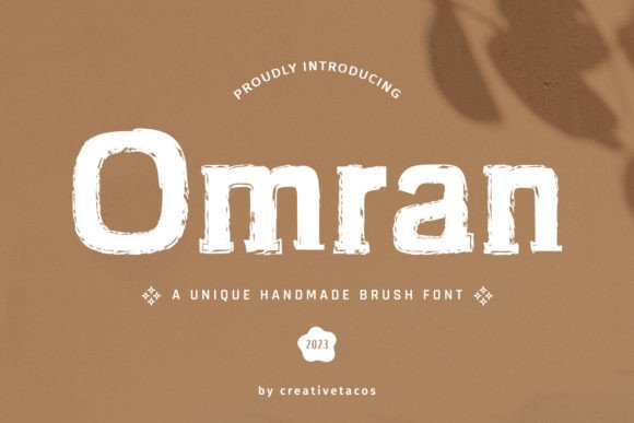 Omran: A Display Font That Makes Your Brand Shine