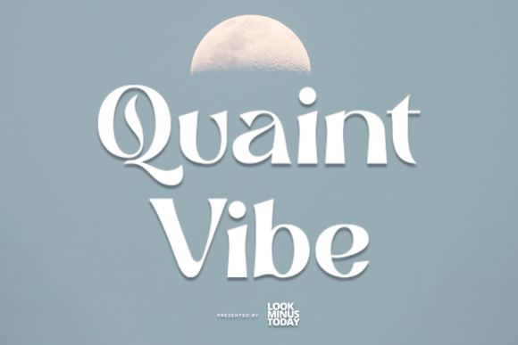 Quaint Vibe: A Display Font That Feels Like a Hand-Picked Vintage Find