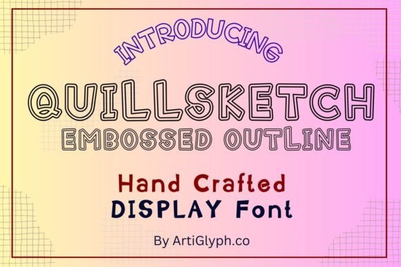 Quill Sketch: A Playful Display Font for Authentic Brand Identity