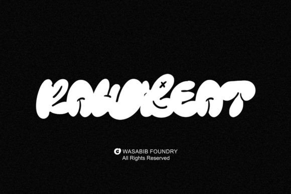 Rawbeat: A Graffiti Display Font for Bold Editorial Identity