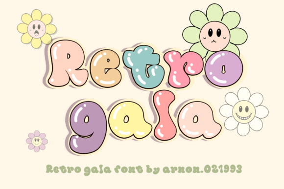 Retro Gala: A Joyful Display Font for Digital Branding