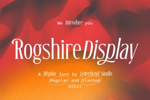 Roghsire: A Display Font That Elevates Digital Branding
