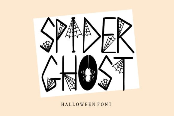 Spider Ghost: A Display Font That Gives Your Halloween Brand Real Personality