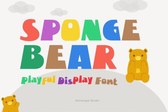 Sponge Bear: A Playful Display Font That Adds Joy to Your Brand