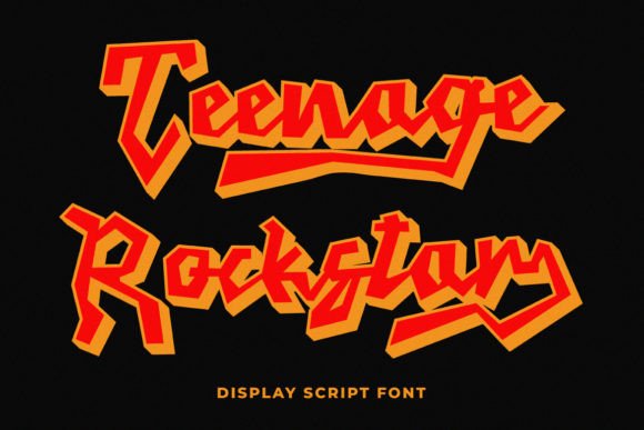 Teenage Rockstar Font: A Display Script with Real Branding Charm
